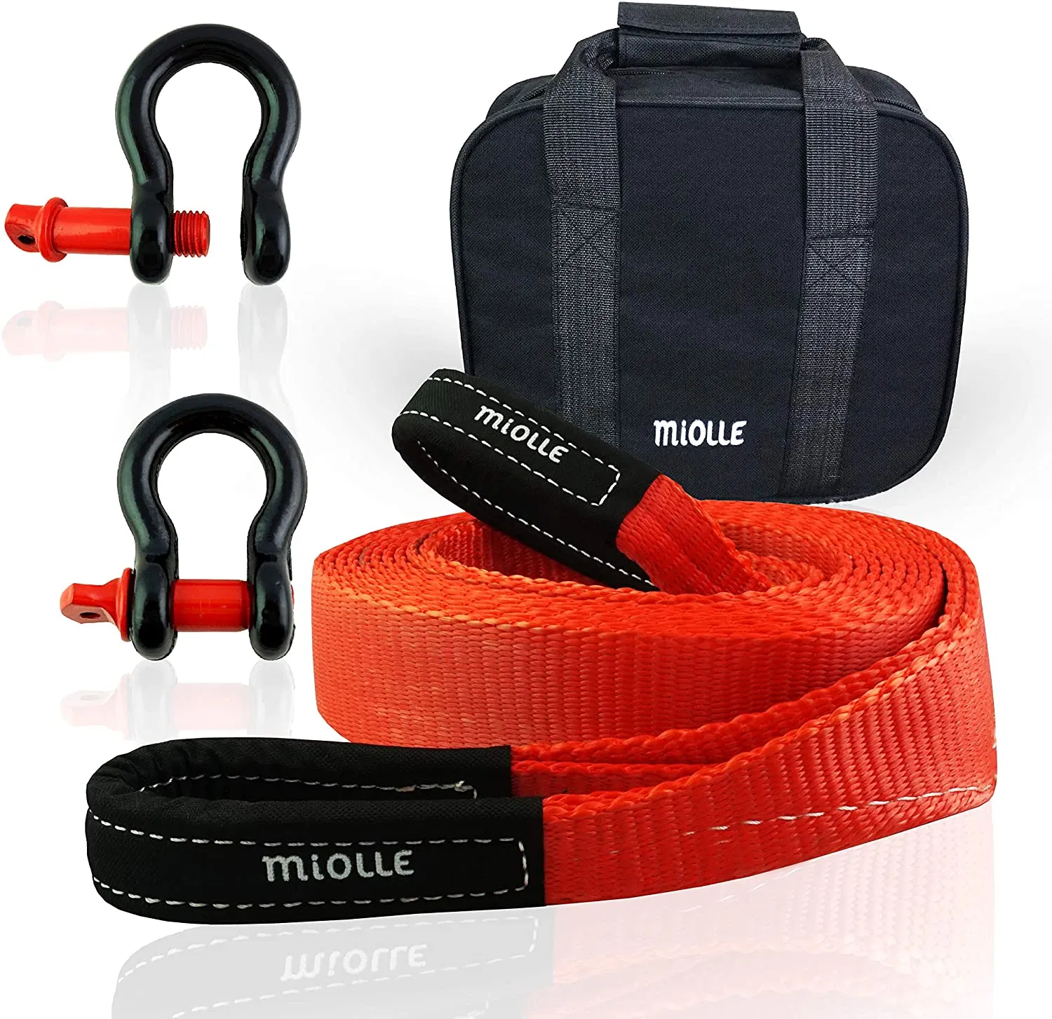 Emergency Tools Elastic Car Tow Rope with Hooks High Strength
