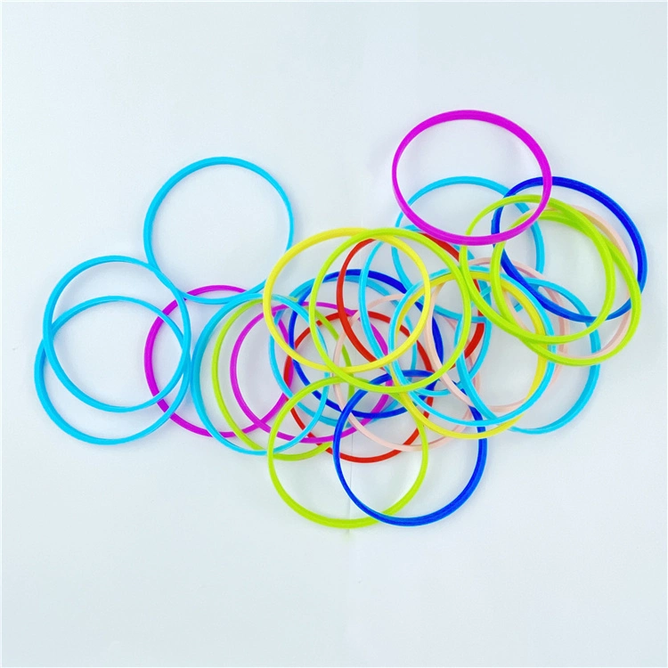 20PCS/Bag Colorful Multifunction Twist Lock Silicone Rubber Round Cable Ties for Bundling and Organizing