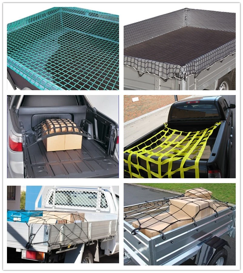 Customized Webbing Cargo Net Bungee Pickup Truck Trailer Net