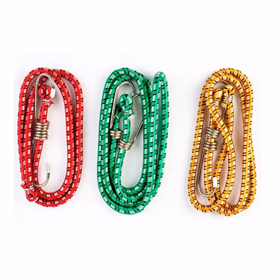 후크가있는 뜨거운 판매 헤비 듀티 탄성 번지 코드 4 개의 방수포 클립 주최자 가방 캐노피 타이가있는 28 조각 구색